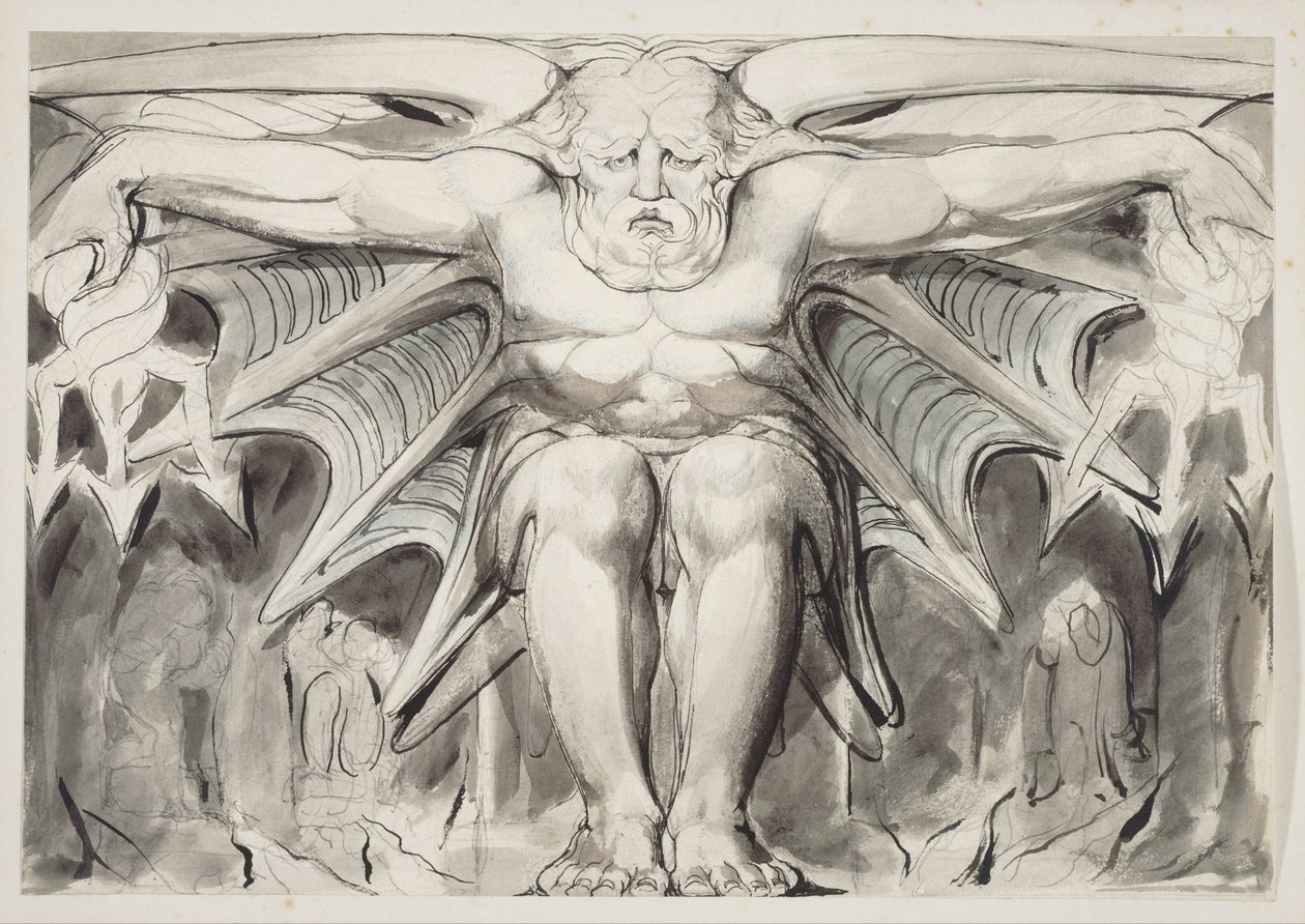 Uma divindade destruidora de William Blake