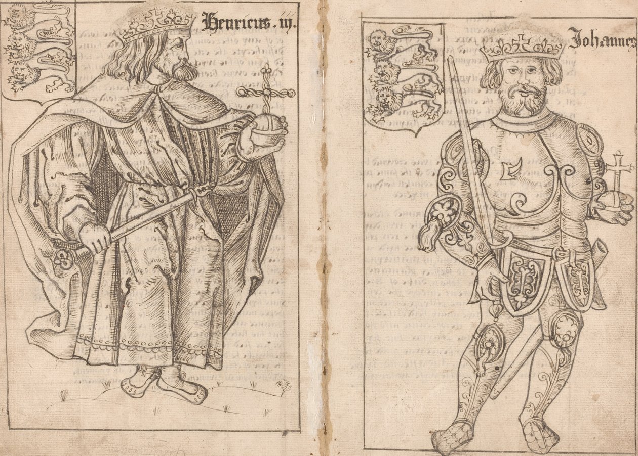 Rei João [lado direito] de English 16th Century