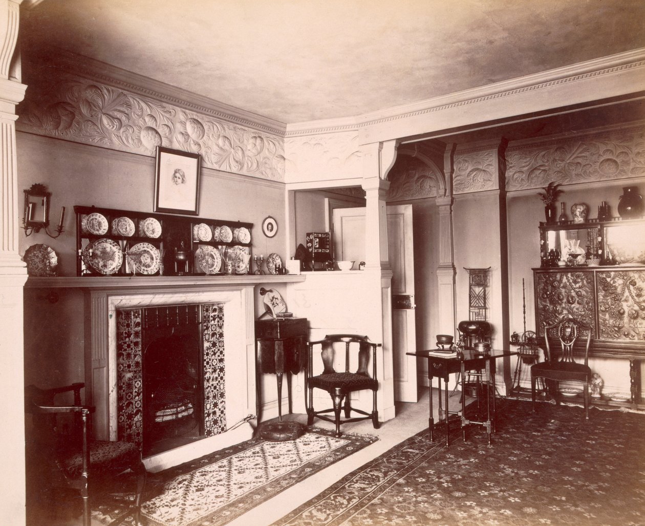 Uma casa de Norman Shaw em Hampstead de English Photographer