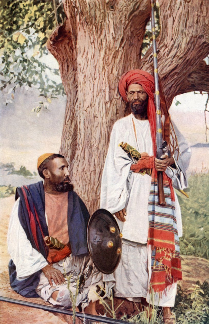 Tribos Afridis e Pathan (fotografia a cores) de English Photographer