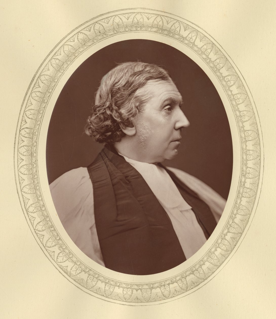 Archibald Campbell Tait, o arcebispo de Canterbury de English Photographer
