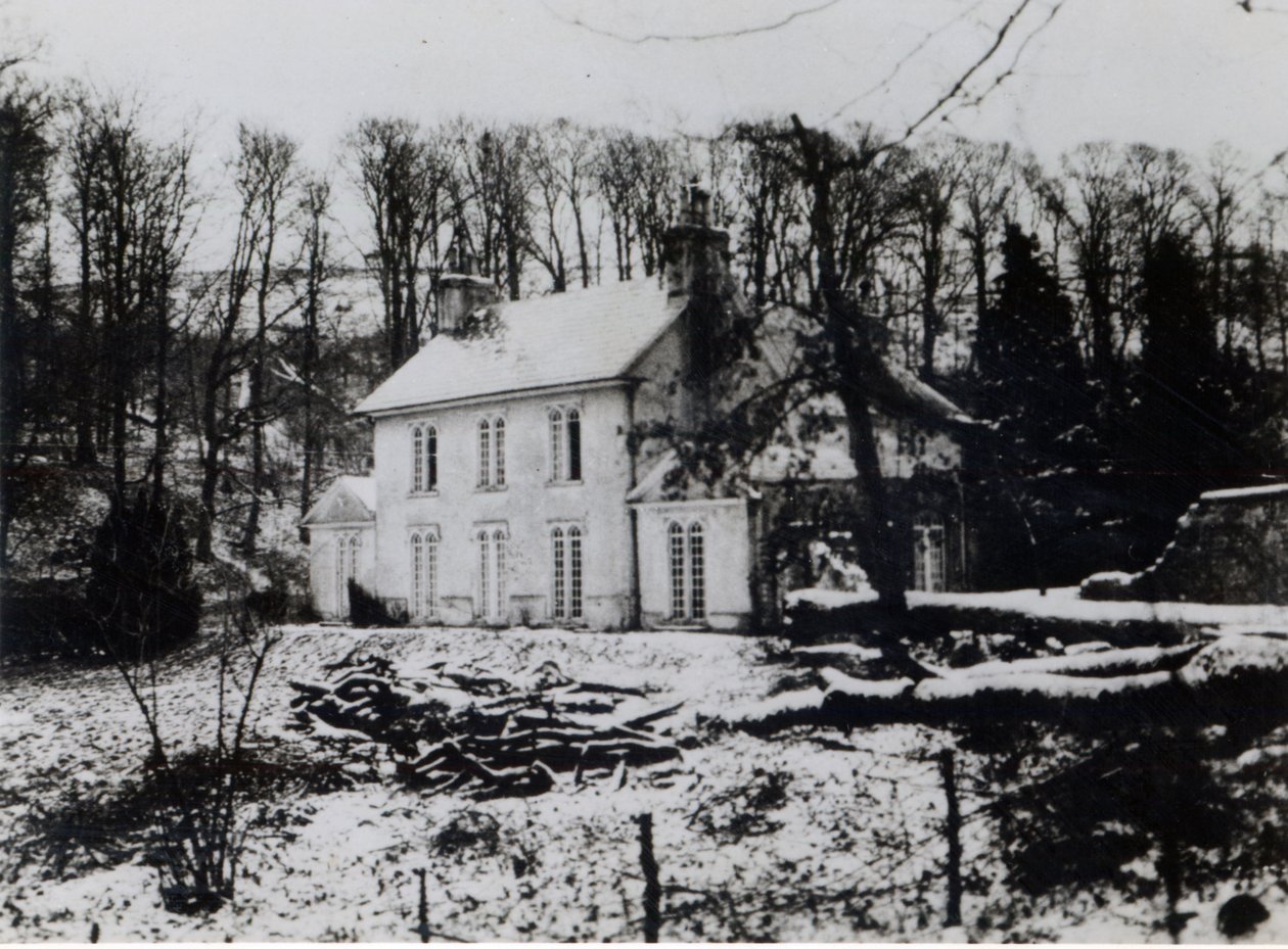 Asham House perto de Beddingham em East Sussex de English Photographer