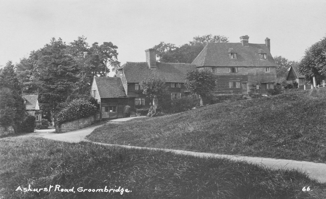 Ashurst Road, Groombridge, East Sussex, cerca de 1910 de English Photographer