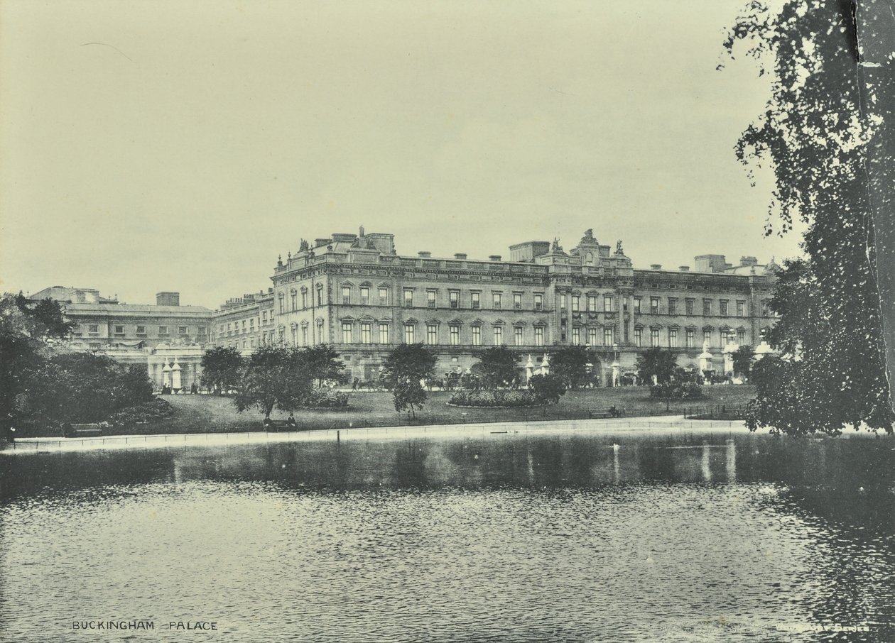 Palácio de Buckingham, Palácio de Buckingham, Westminster LB: visão geral, 1896 de English Photographer