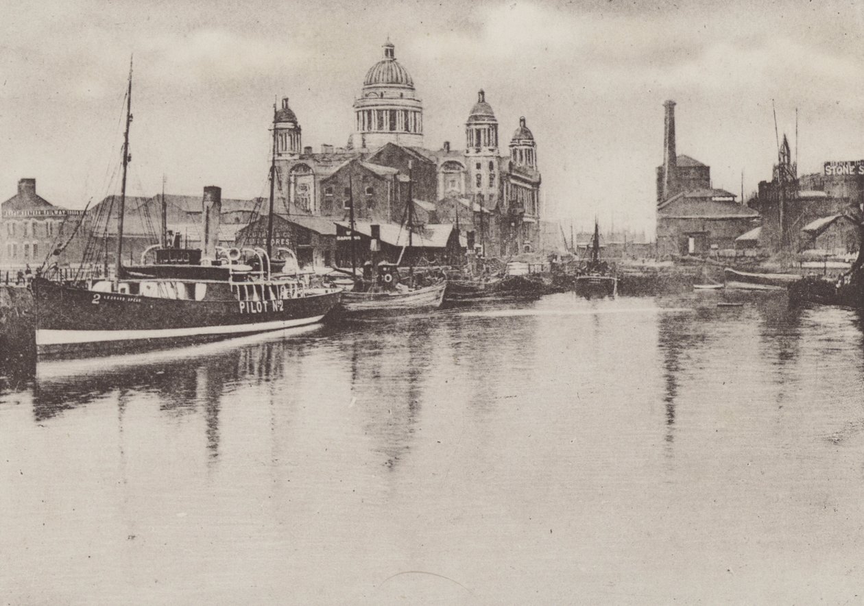 Canning Dock, Liverpool (foto a p/b) de English Photographer