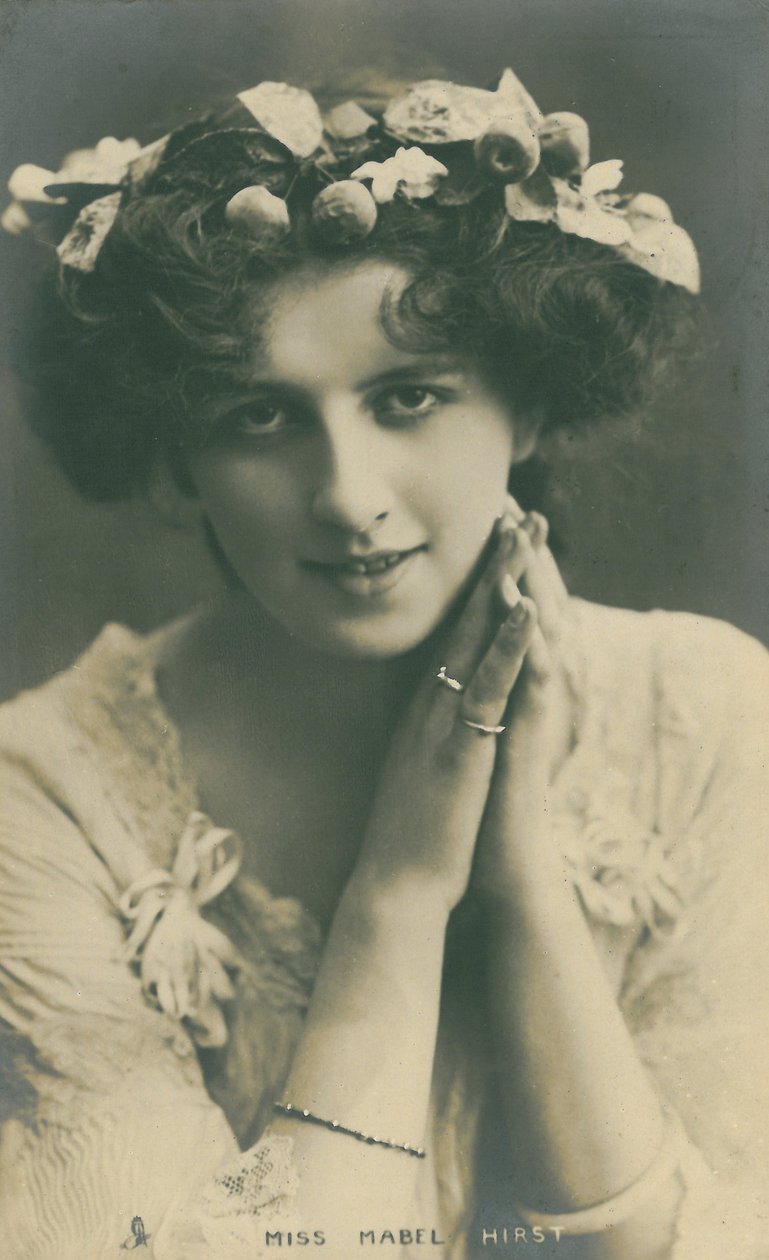 Celebridades do Palco: Miss Mabel Hirst, c.1903-08 de English Photographer