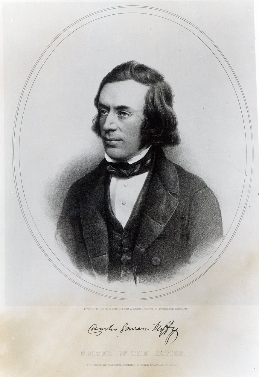 Charles Gavan Duffy, litografado por H. O&39;Neill de English Photographer