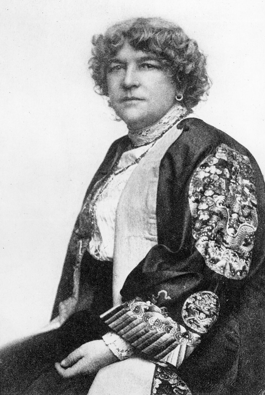Fanny Stevenson, esposa de Robert Louis Stevenson (foto bw) de English Photographer