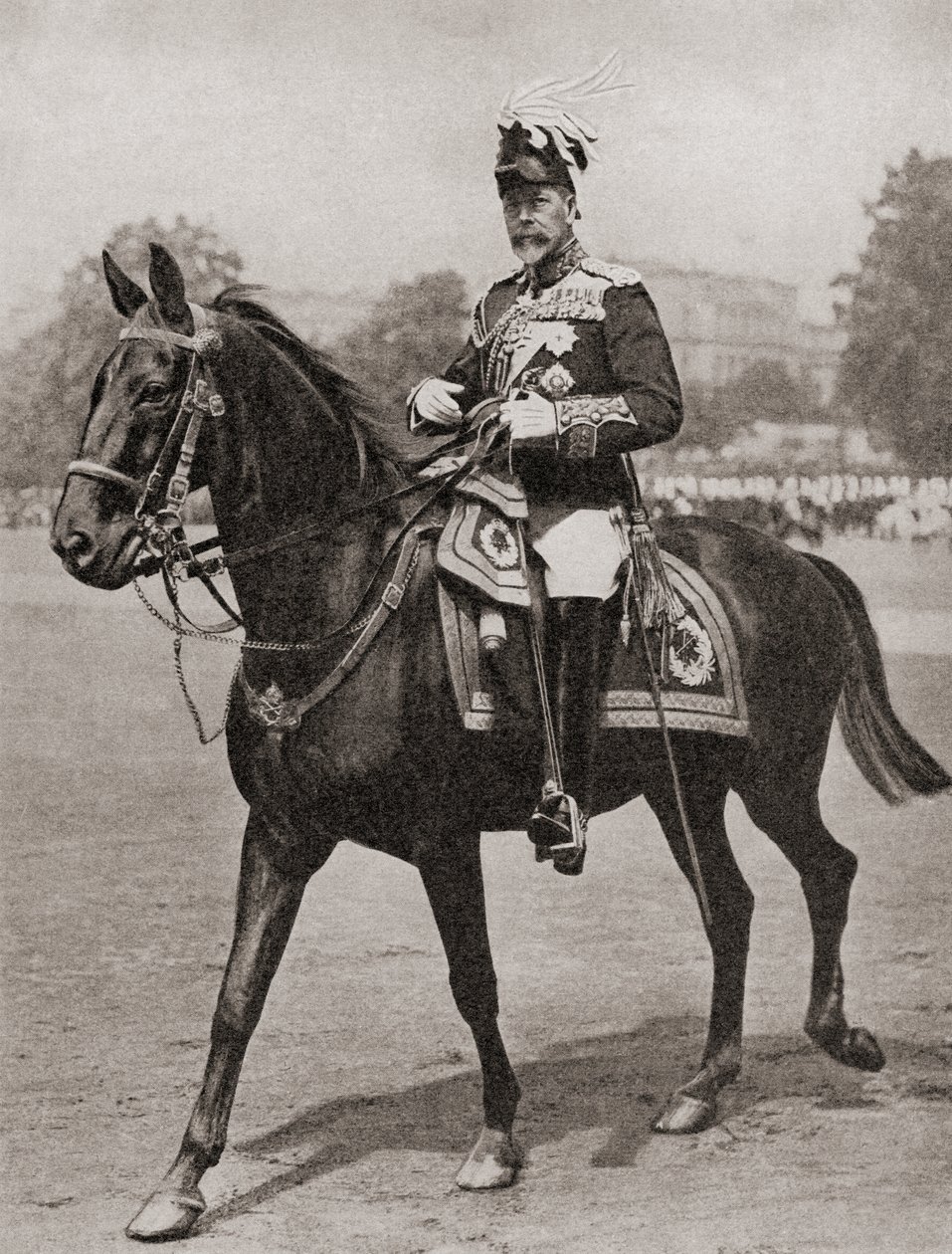 George V, da história de vinte e cinco anos, publicado em 1935 de English Photographer