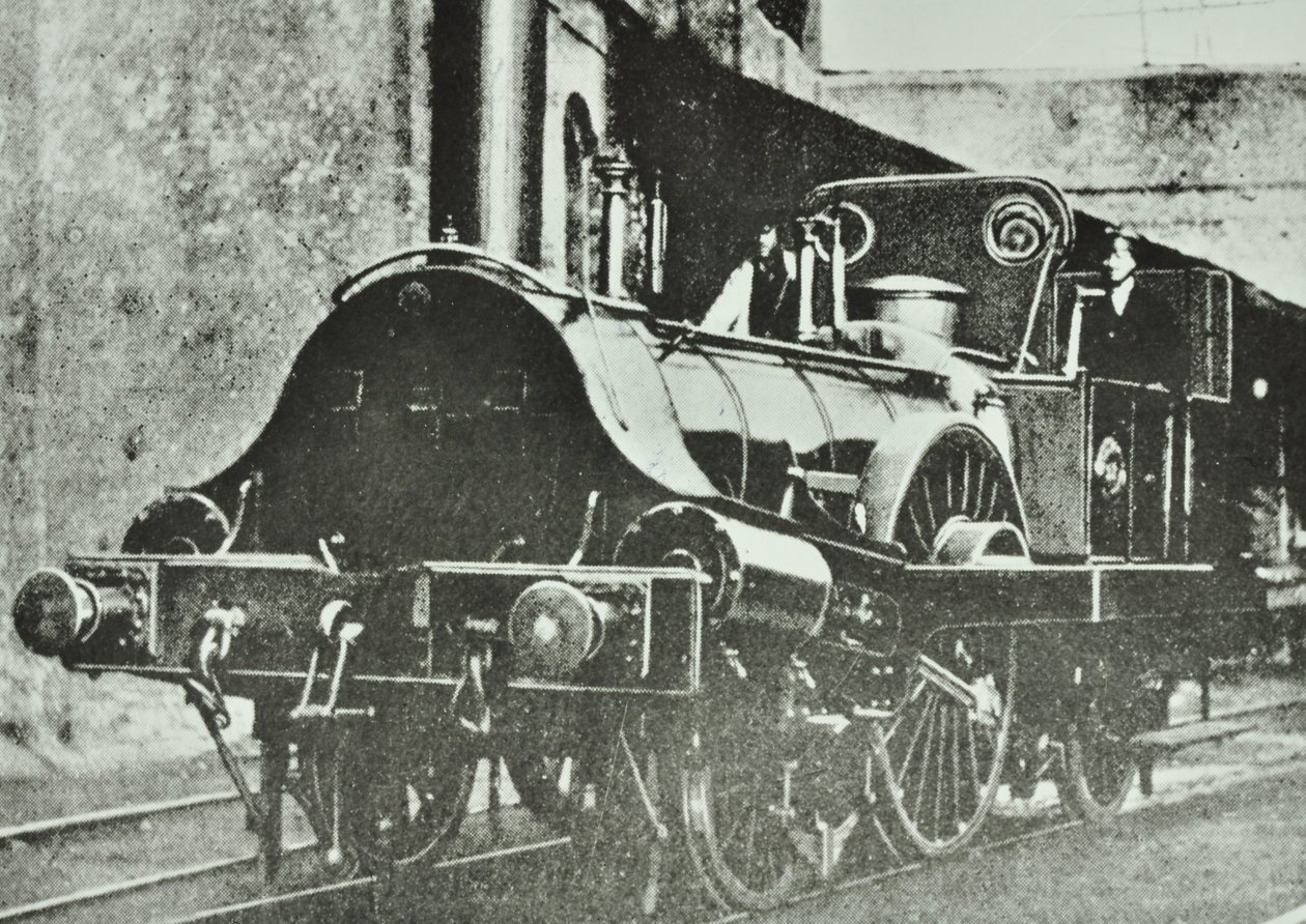 Great Eastern Railway (Londres & Blackwall seção) locomotiva tanque único motorista, 1860 de English Photographer