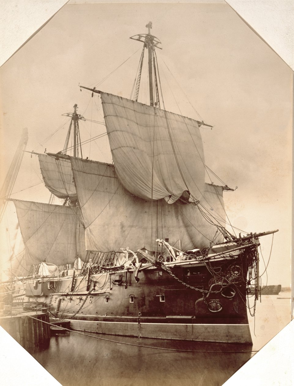 HMS Triumph, 1870 (foto sépia) de English Photographer