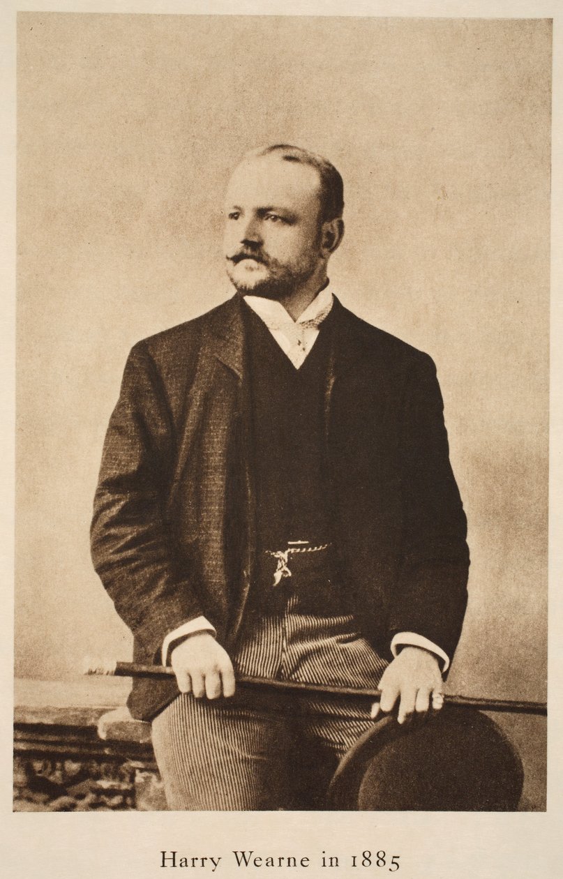 Harry Wearne em 1885 (foto sépia) de English Photographer