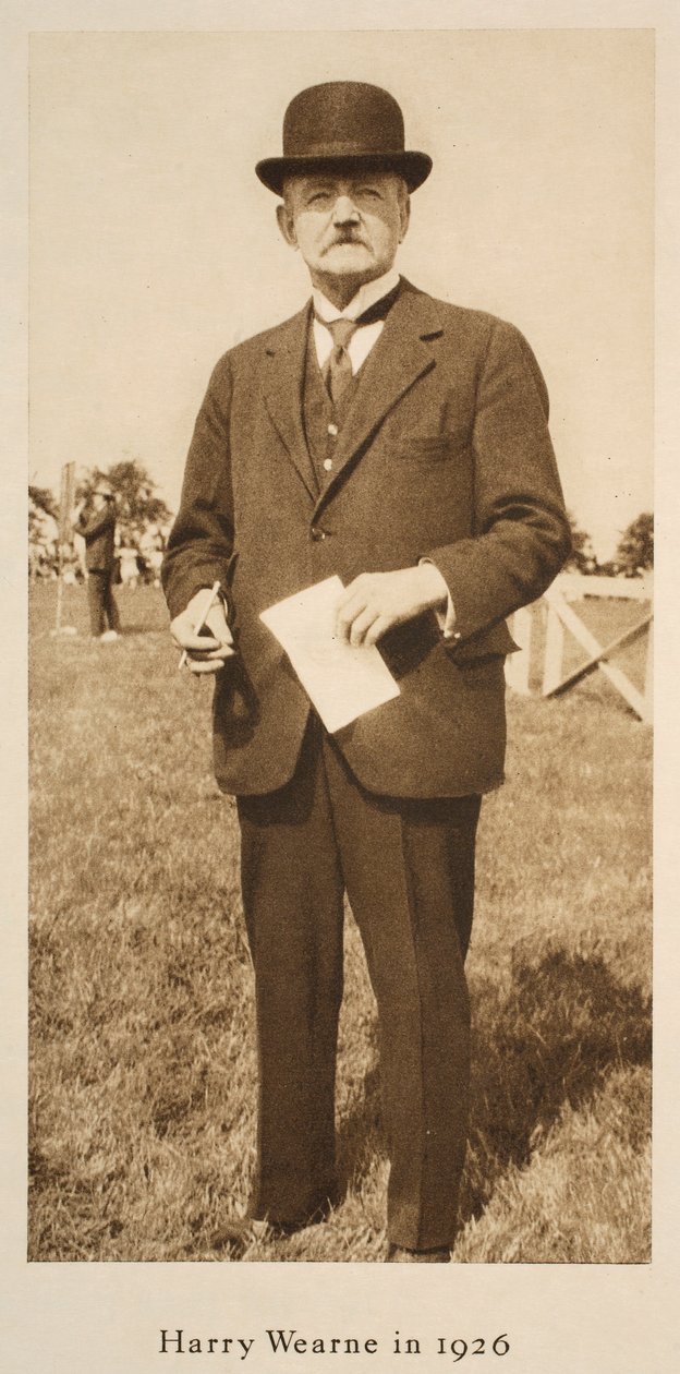 Harry Wearne em 1926 (foto sépia) de English Photographer