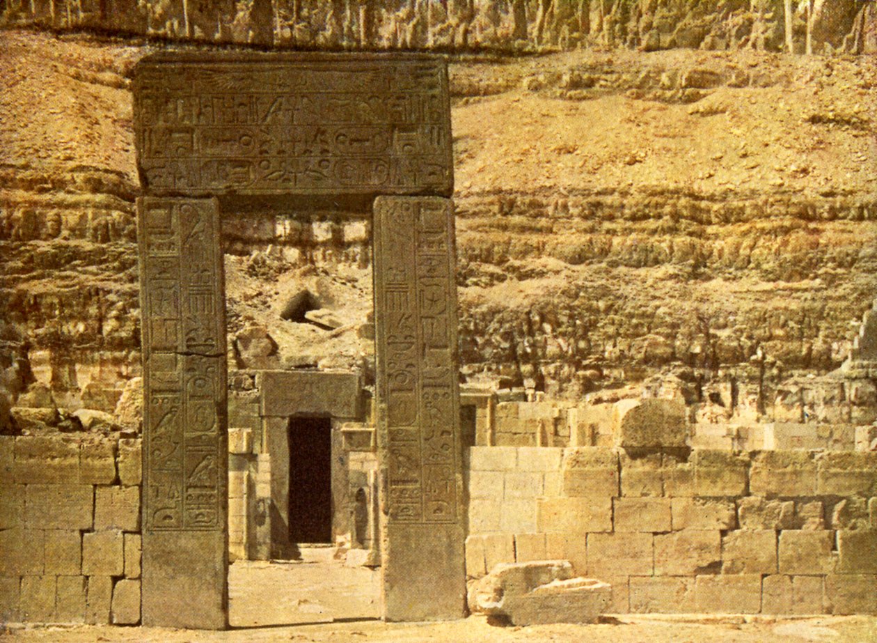 Santo dos Santos, no Templo de El Bahri, Egipto. de English Photographer