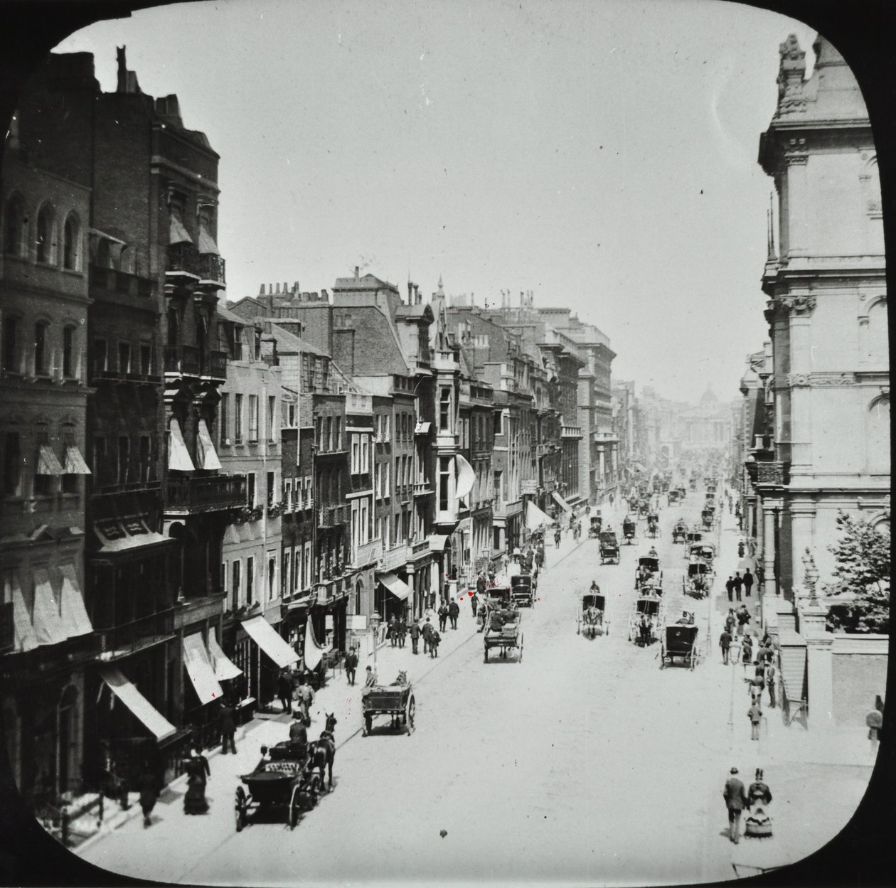 Pall Mall, Westminster LB: olhando para o leste a partir de Marlborough Road, 1895 de English Photographer