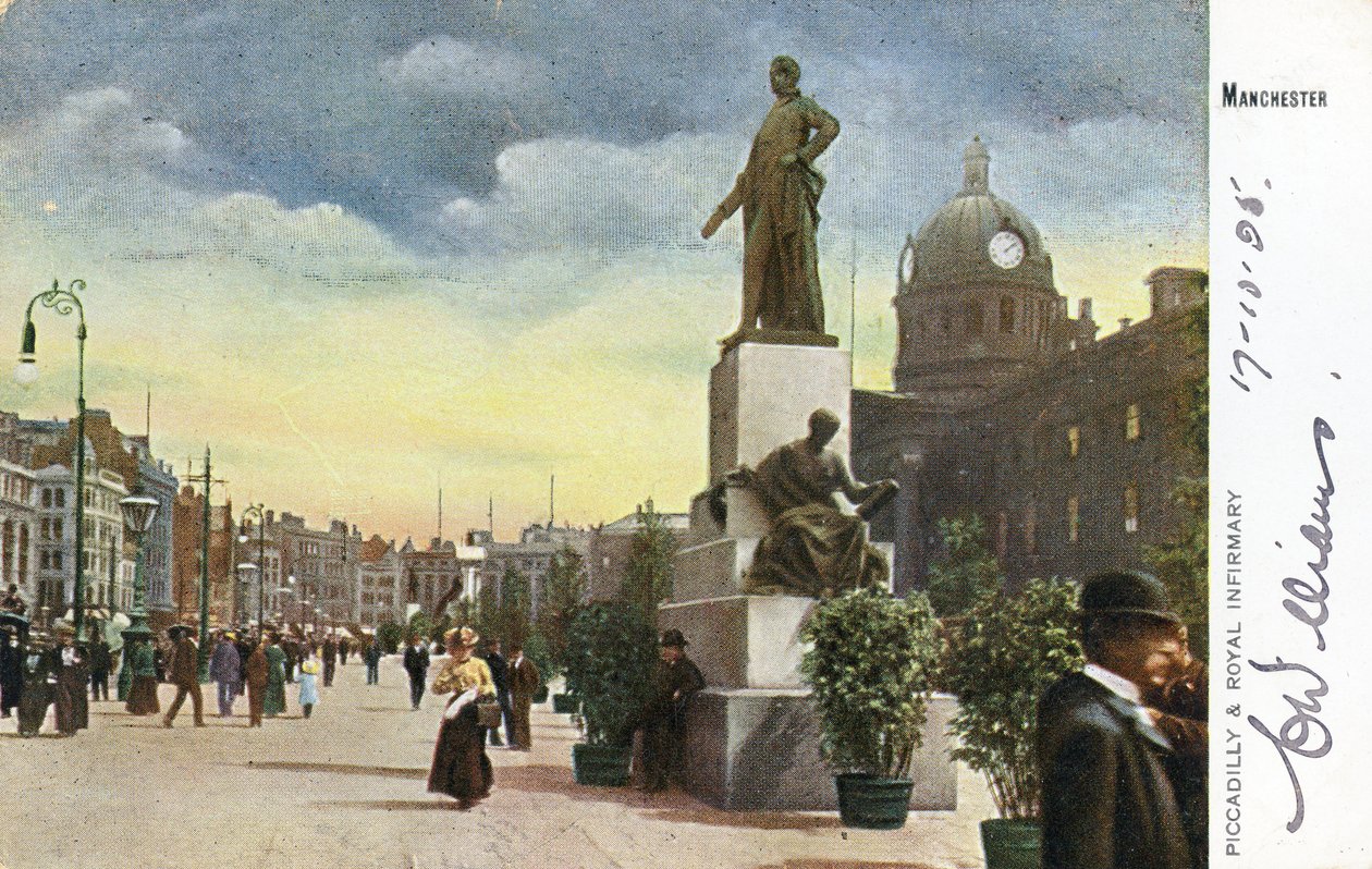 Piccadilly e Royal Infirmary, Manchester de English Photographer