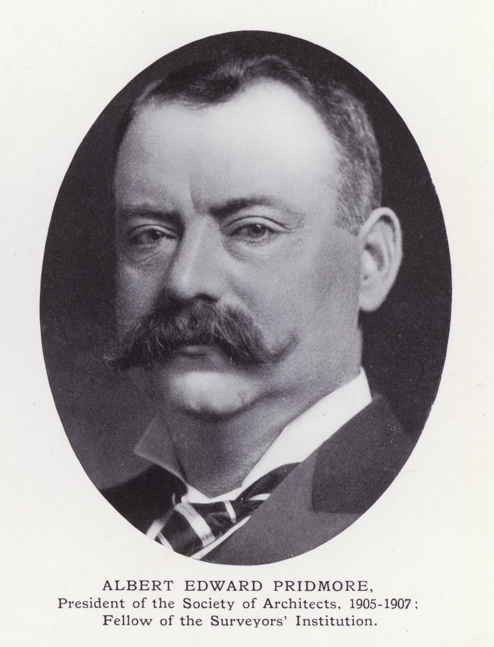 Homens proeminentes de Londres: Albert Edward Pridmore (foto a p/b) de English Photographer