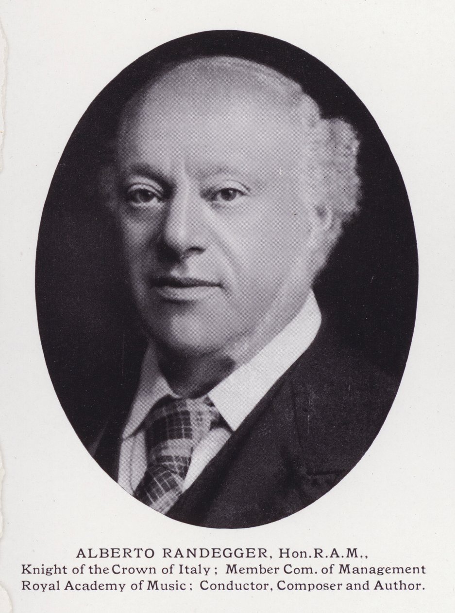 Homens proeminentes de Londres: Alberto Randegger (foto a p/b) de English Photographer