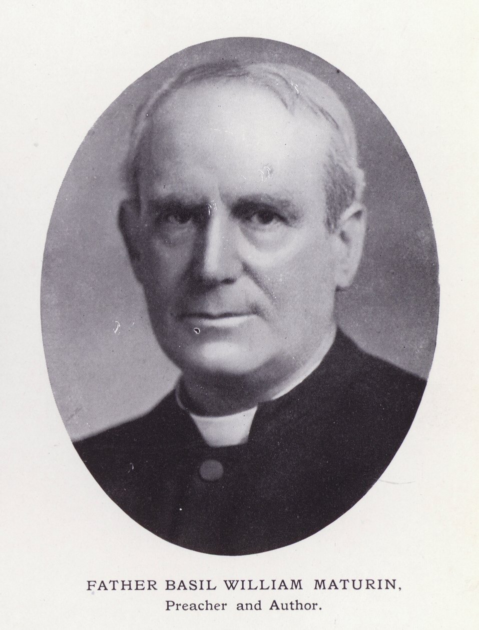 Homens proeminentes de Londres: Padre Basil William Maturin (foto a p/b) de English Photographer