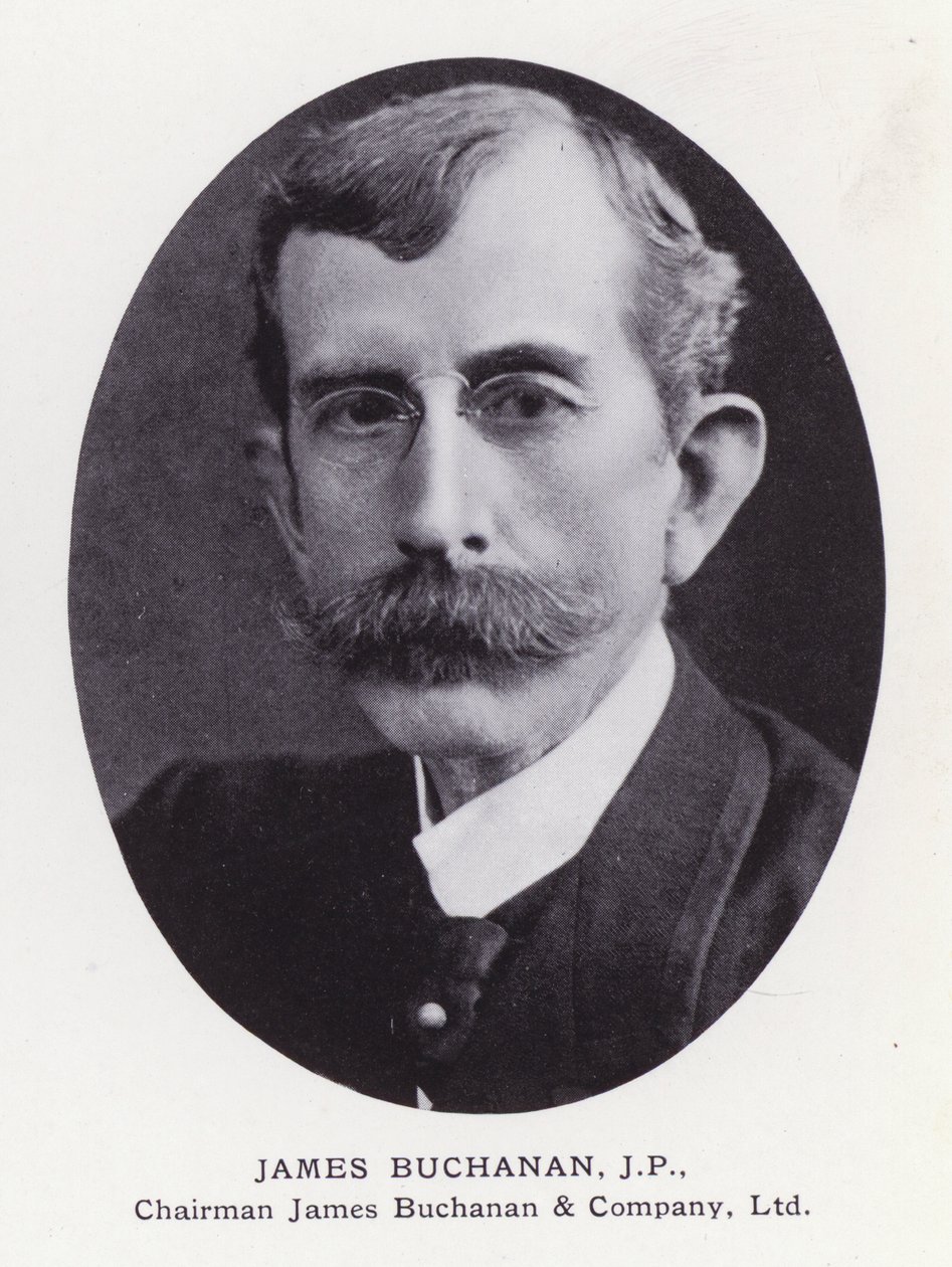 Homens proeminentes de Londres: James Buchanan (foto a p/b) de English Photographer