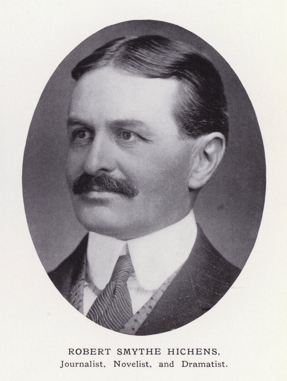 Homens proeminentes de Londres: Robert Smythe Hichens (foto a p/b) de English Photographer