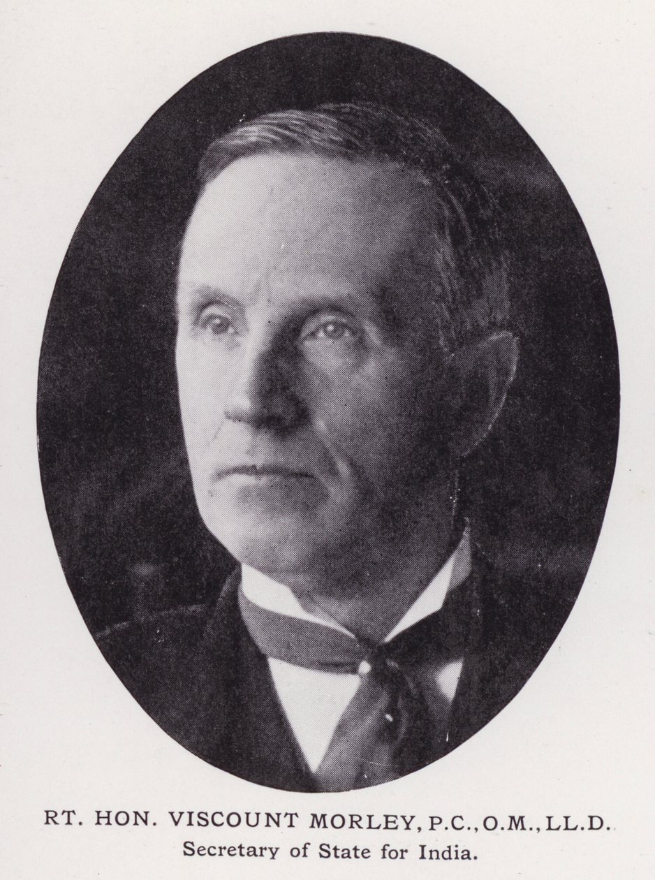 Homens proeminentes de Londres: Rt Hon Viscount Morely (foto a p/b) de English Photographer