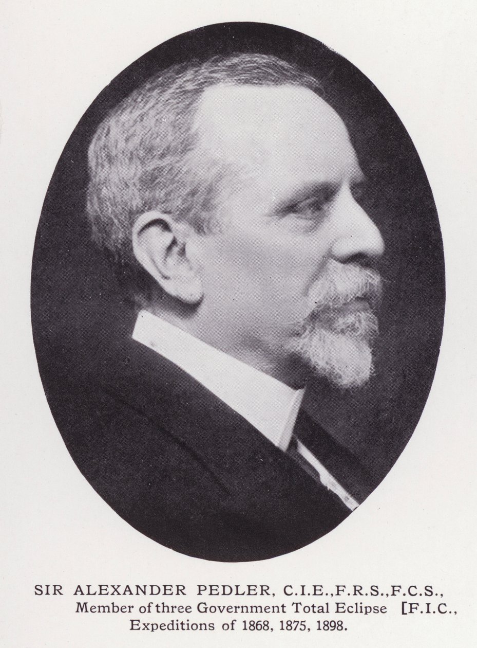 Homens proeminentes de Londres: Sir Alexander Pedler (foto a p/b) de English Photographer