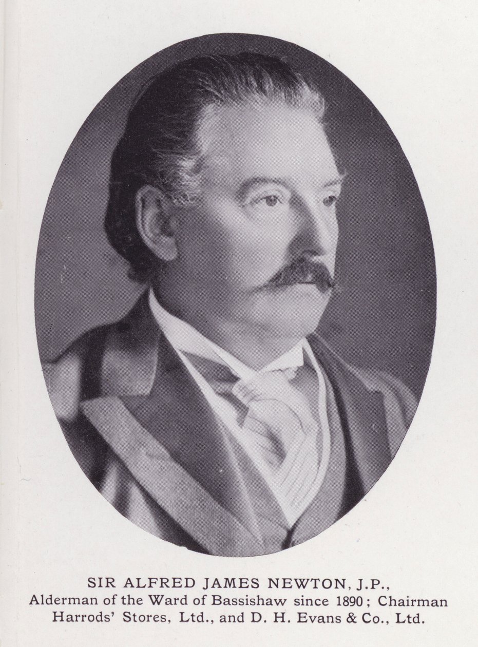 Homens proeminentes de Londres: Sir Alfred James Newton (foto a p/b) de English Photographer