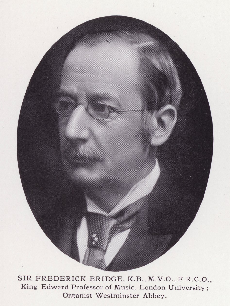 Prominent Men of London: Sir Frederick Bridge (foto a p/b) de English Photographer