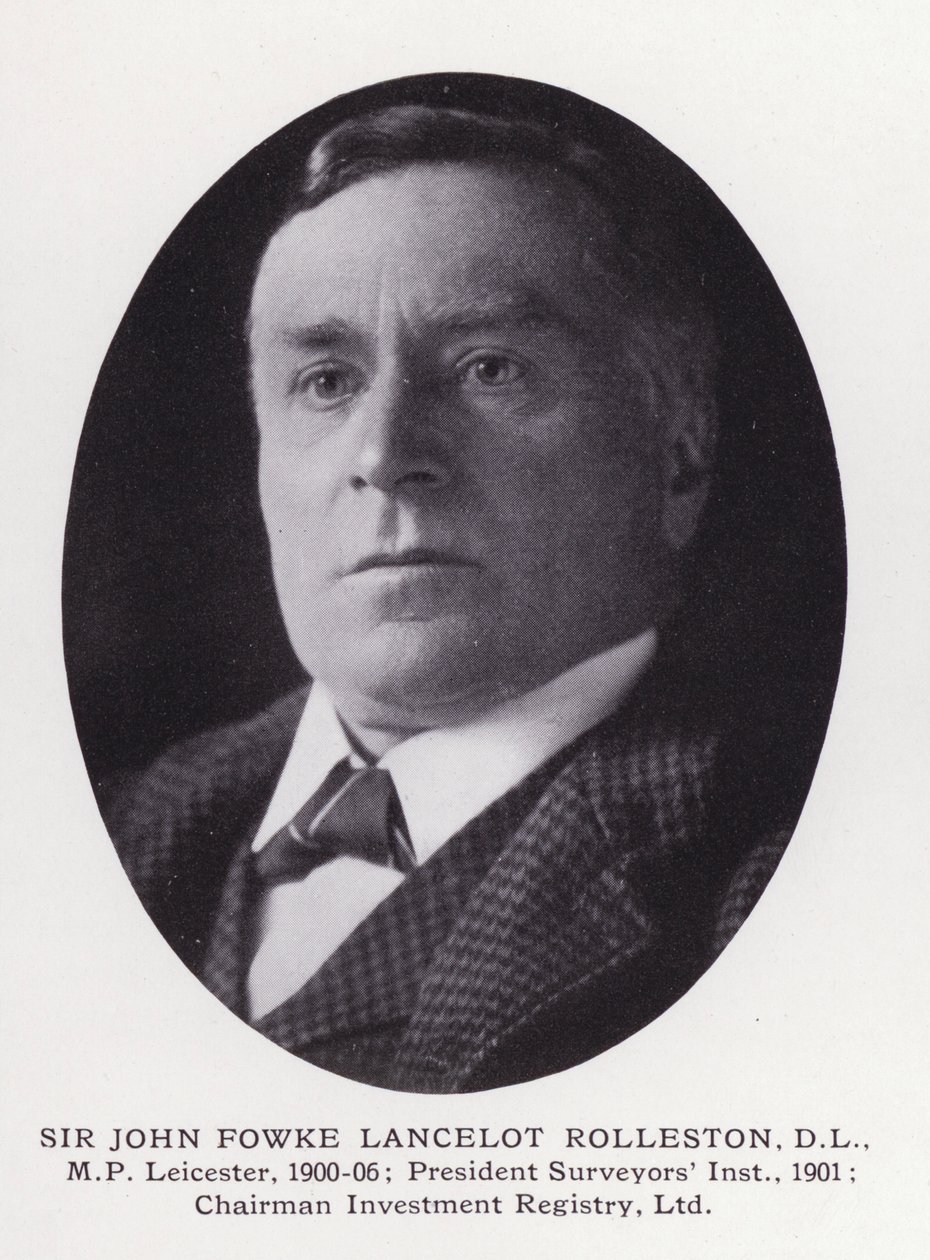 Prominent Men of London: Sir John Fowke Lancelot Rolleston (foto a p/b) de English Photographer