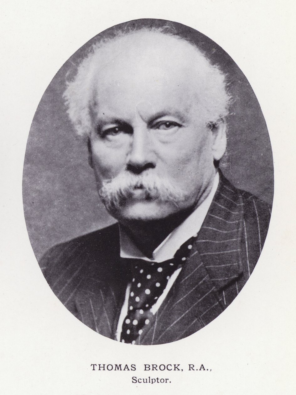 Homens proeminentes de Londres: Thomas Brock (foto a p/b) de English Photographer