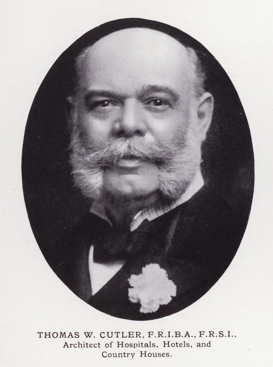 Homens proeminentes de Londres: Thomas W Cutler (foto a p/b) de English Photographer