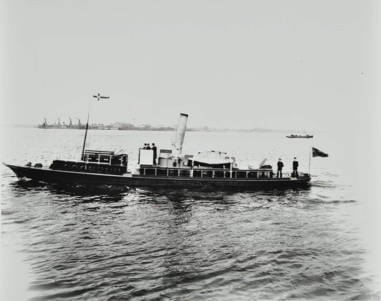 SS Beatrice, um navio no Tamisa, 1898 de English Photographer