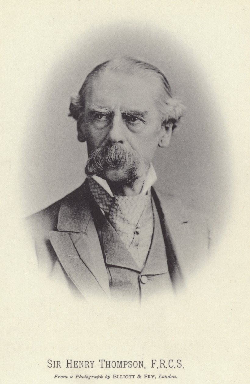Sir Henry Thompson, FRCS (fotografia a preto e branco) de English Photographer
