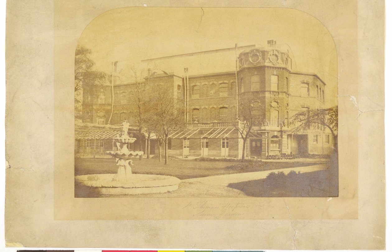 Hospital de St. Thomass Surrey Gardens de English Photographer