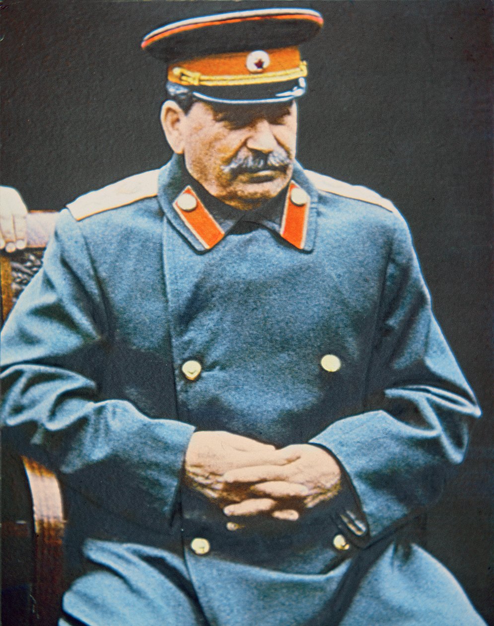 Estaline na Conferência de Yalta, Fevereiro de 1945 (foto) de English Photographer