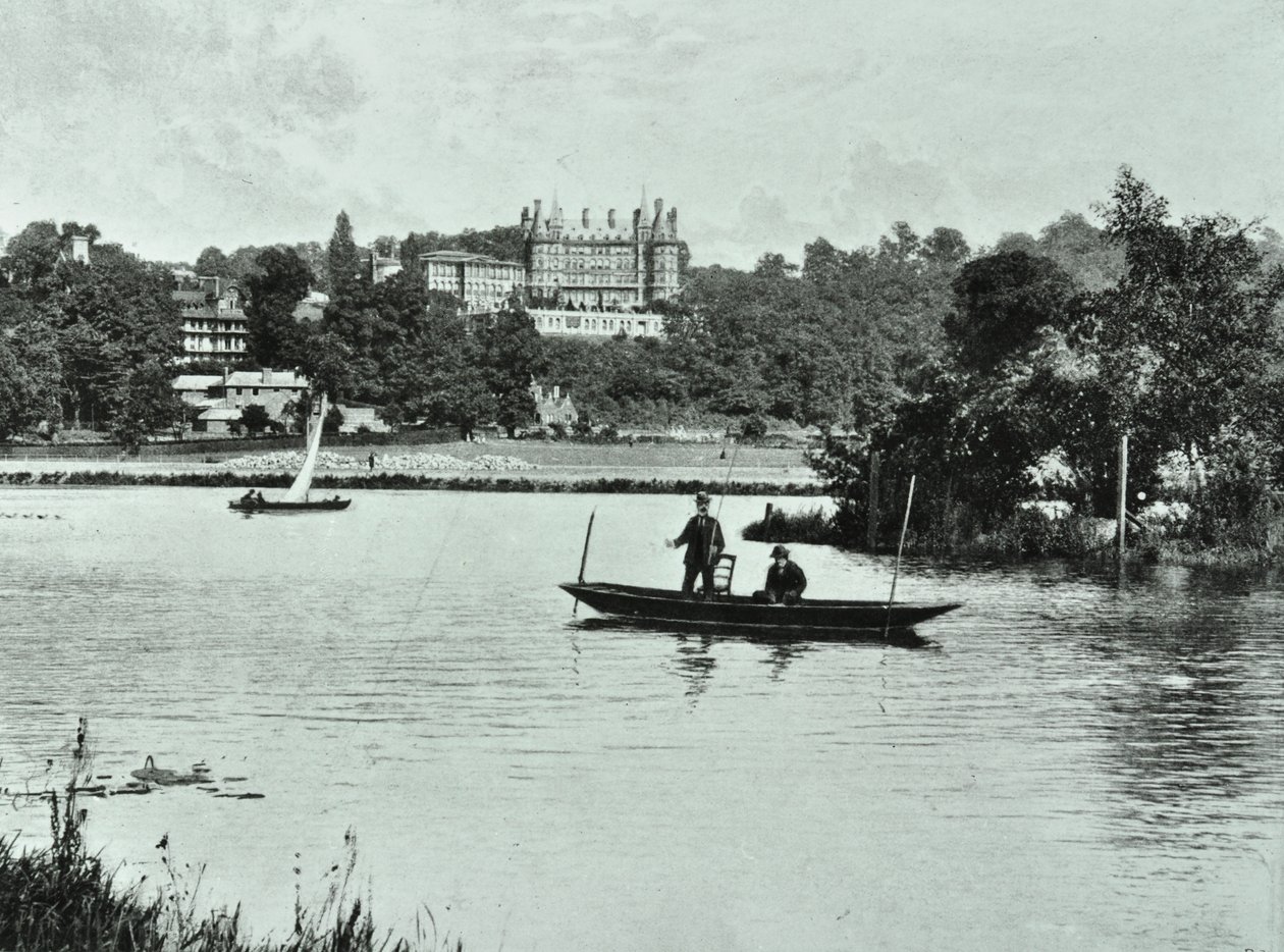 Estrela e casa de liga, Richmond Hill, Richmond: visão geral, 1895 de English Photographer