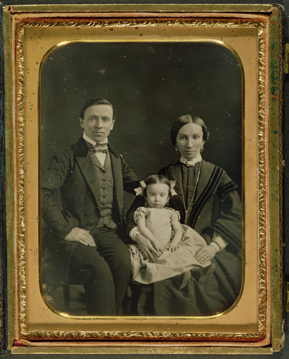 A família Hiller, c.1850 (daguerreótipo) de English Photographer