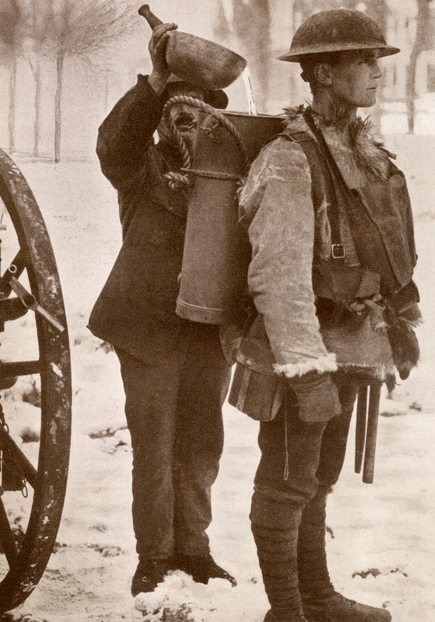 The Hot Soup Man, 1918 (pôster de meio-tom) de English Photographer