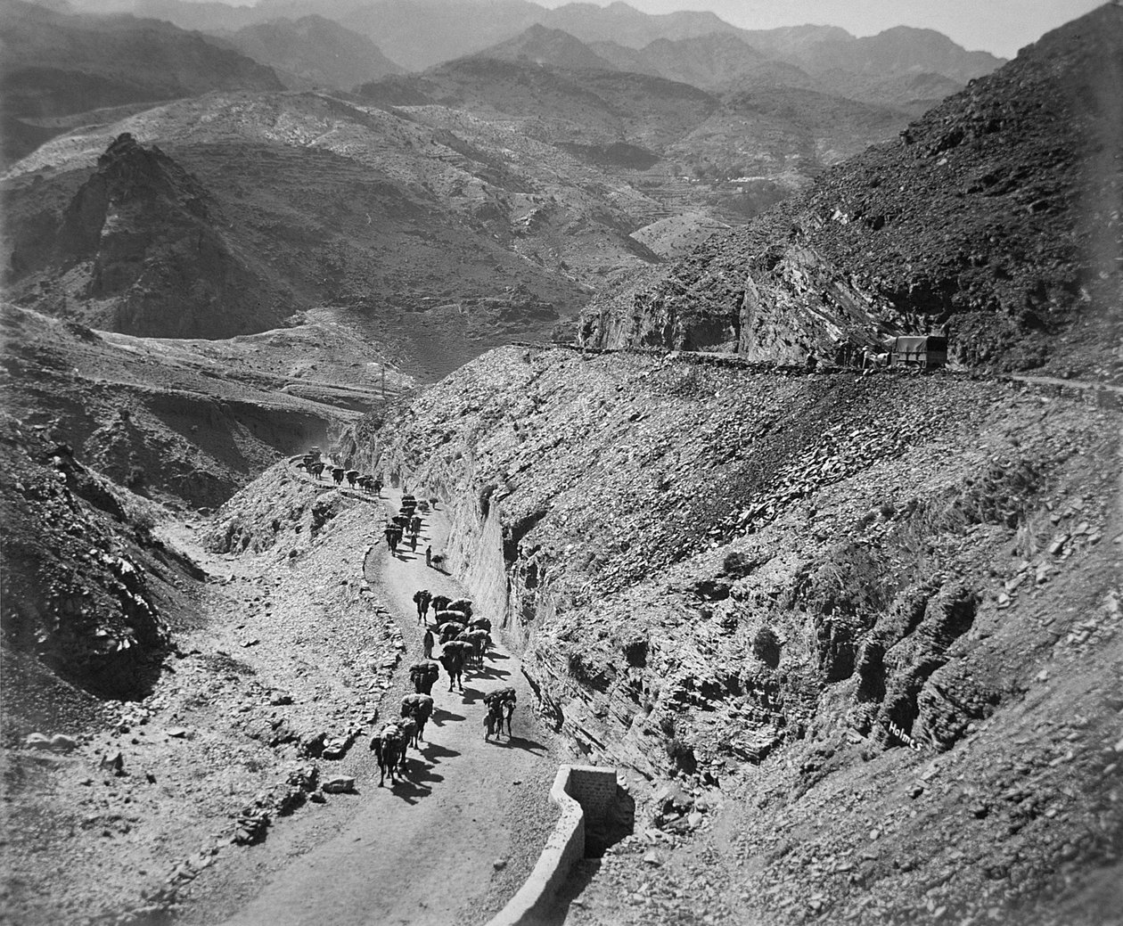 O Khyber Pass, Fronteira Noroeste da Índia de English Photographer
