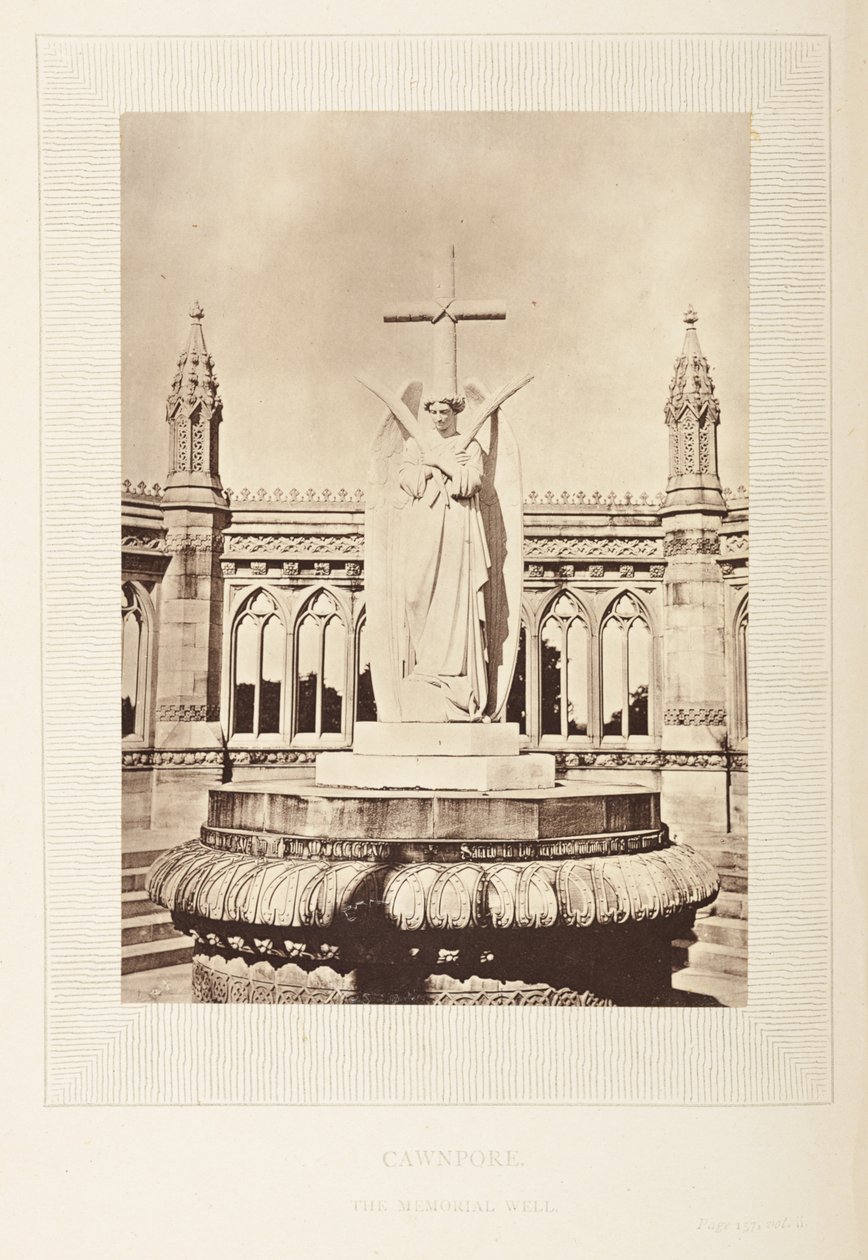 O Poço Memorial, Cawnpore de English Photographer