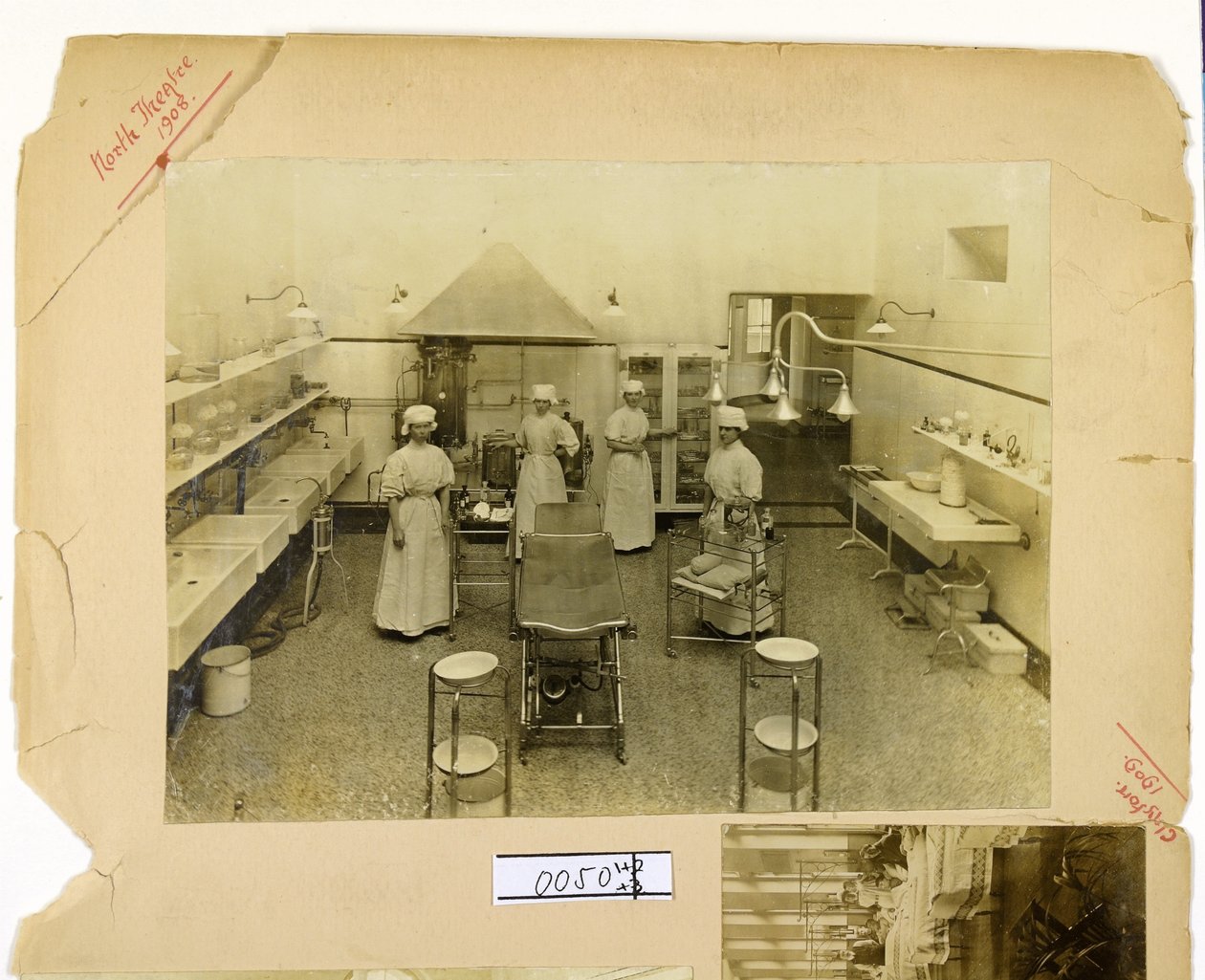 O Teatro Norte, Hospital St. Thomas, 1908 (foto sépia) de English Photographer