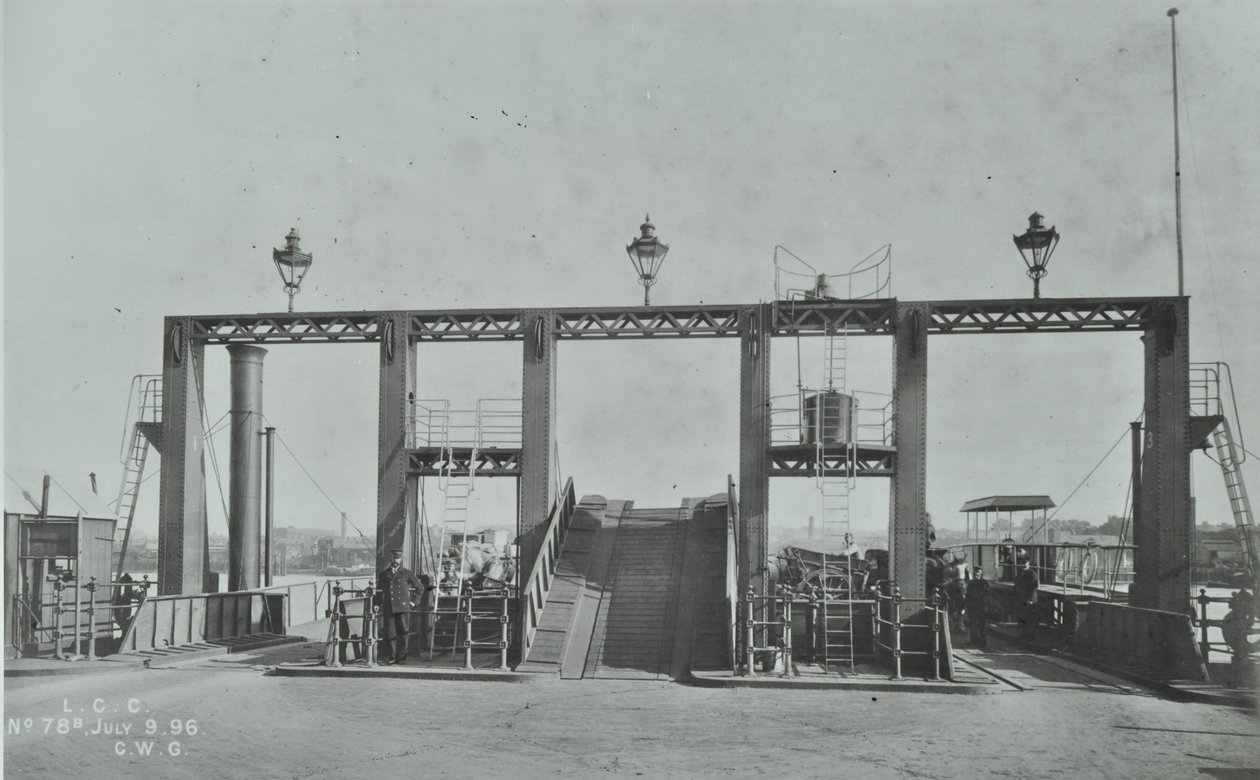 Vista, de, woolwich, balsa, 1896 de English Photographer