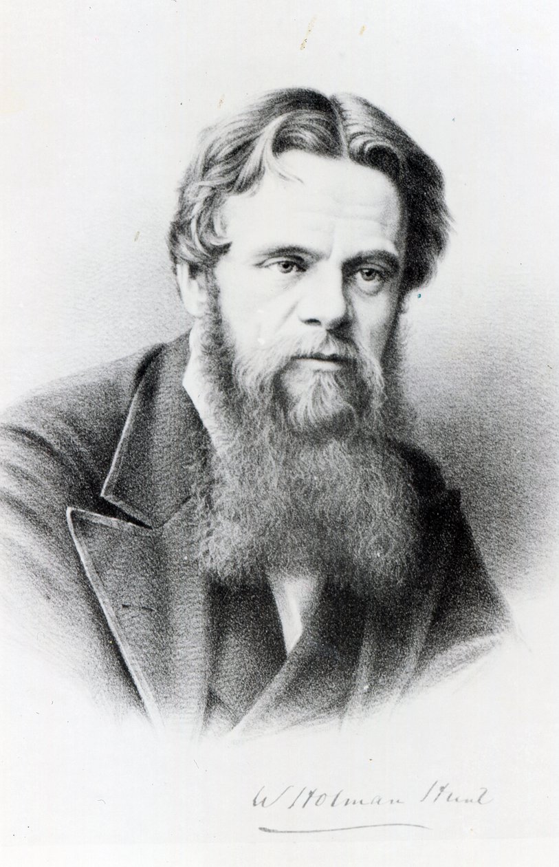 William Holman Hunt, gravando depois de uma fotografia, c.1865 de English Photographer