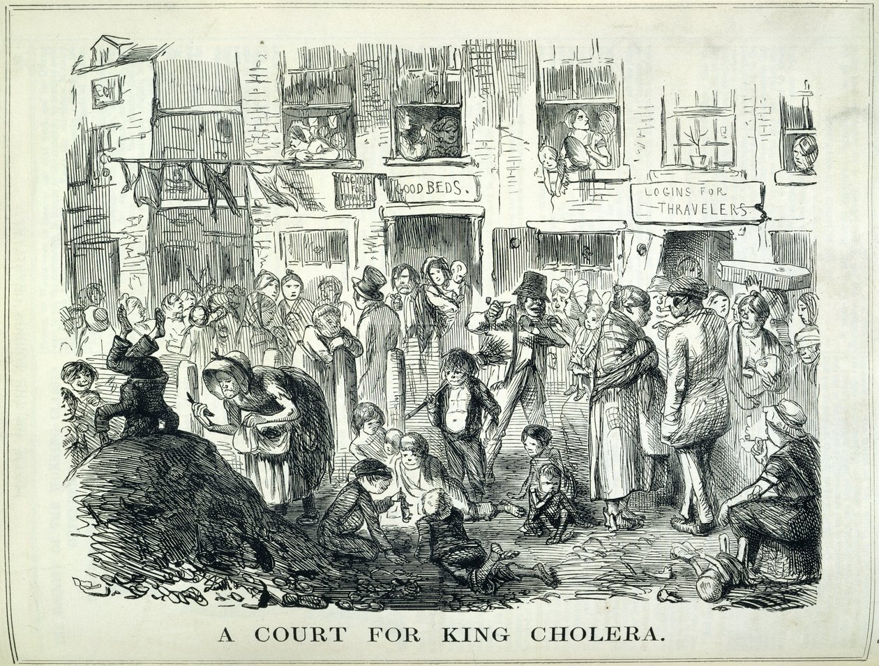 A Court for King Cholera, ilustração de 