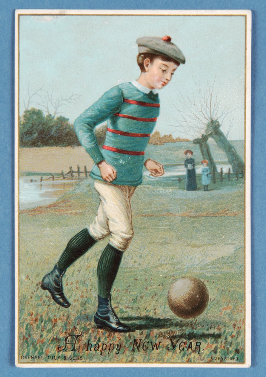 Um feliz ano novo, c.1890s de English School
