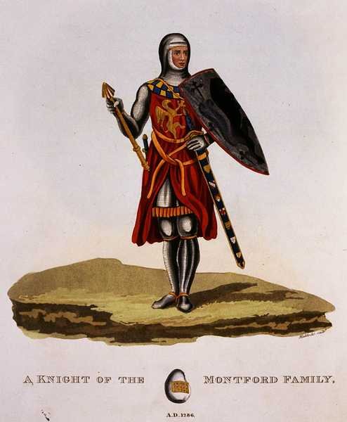 Um Cavaleiro da Família Montford de English School