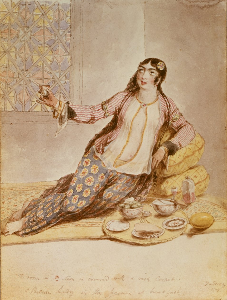 Uma dama persa, de Sir Robert Ker Porter 