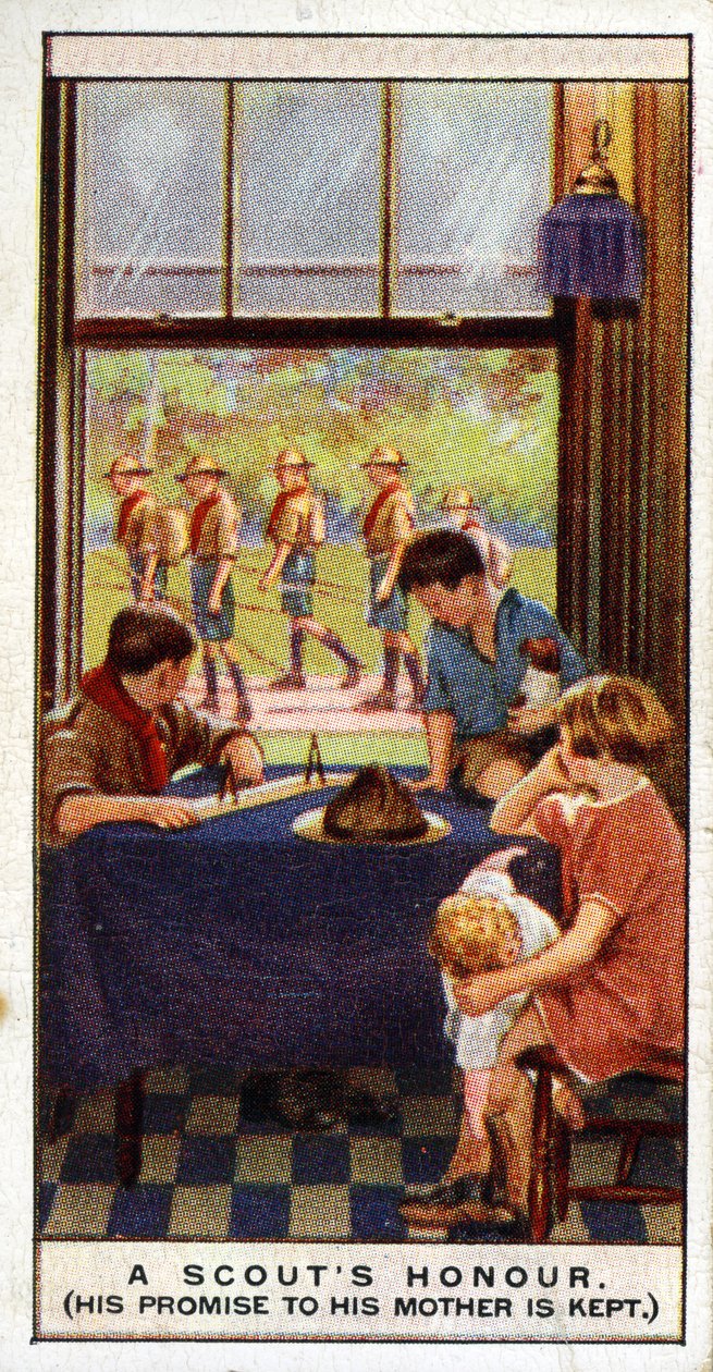 Uma honra escoteira é confiável, 1929 de English School