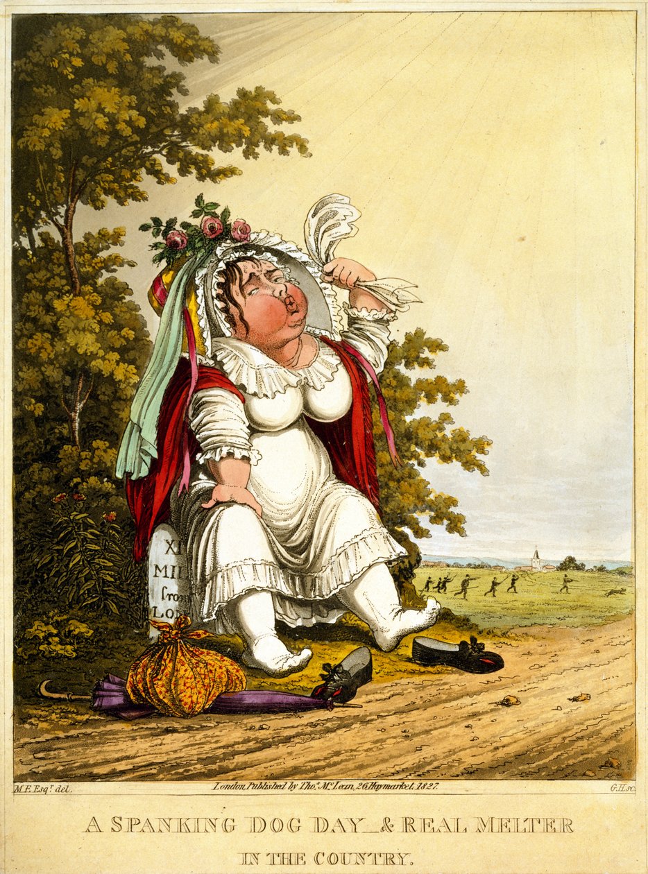 Um dia de cachorro espancando & real Melter no país, gravado por George Hunt, publicado por Thomas McLean, Londres, 1827 de English School